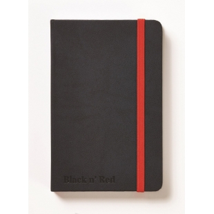 Black n Red Journal Zápisník A6 čierny pevné dosky OXFORD - 1