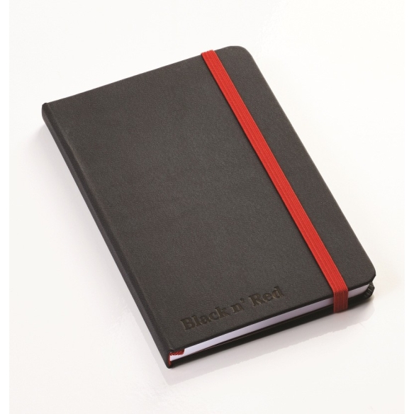 Black n Red Journal Zápisník A6 čierny pevné dosky OXFORD - 3