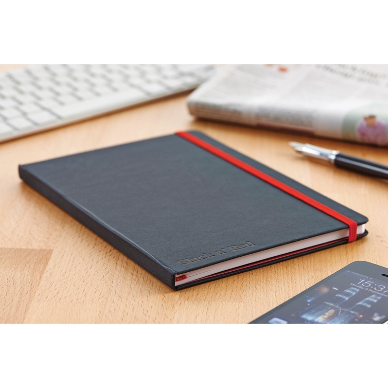 Black n Red Journal A6 black hard cover OXFORD - 8