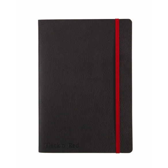Black n Red Journal Zápisník A5 čierny mäkké dosky OXFORD - 1