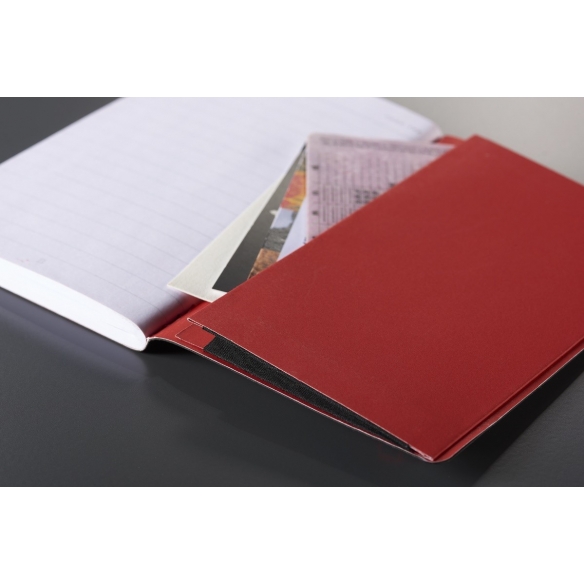 Schwarzes und rotes Notizbuch B5, schwarzes Softcover OXFORD - 5