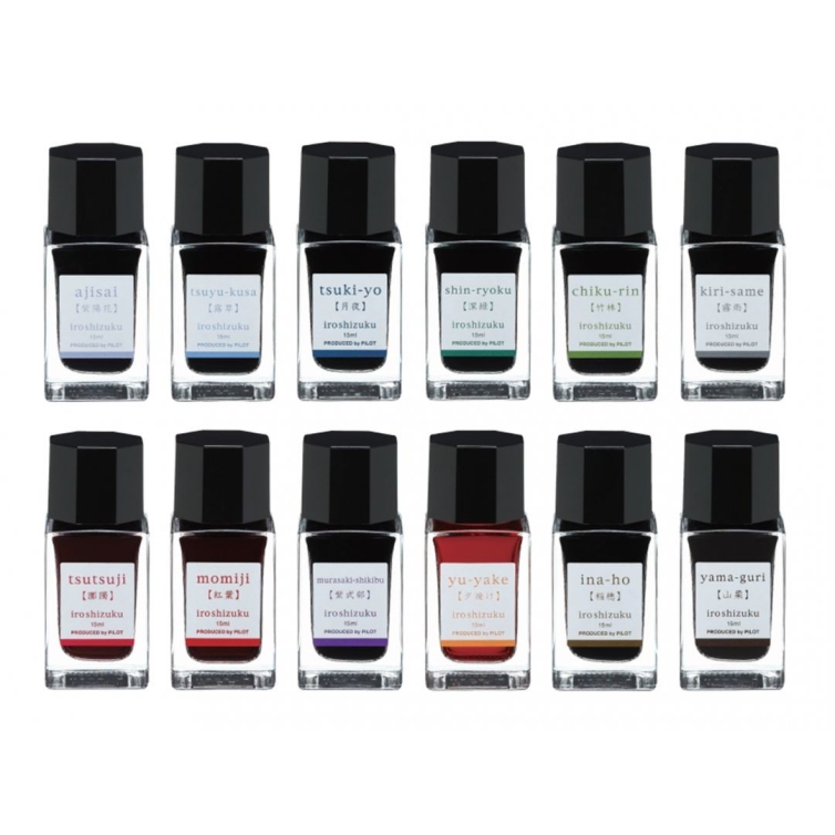Iroshizuku Fľaškový Atrament Set B PILOT - 1