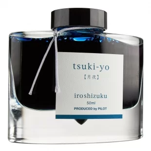 Iroshizuku Lahvový Inkoust Modrá Tsuki-Yo 50 ml PILOT - 1