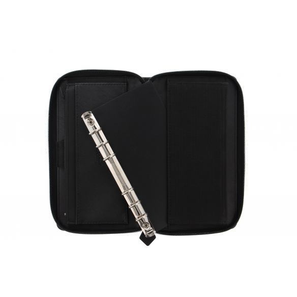 Saffiano Zip Diář Osobní Compact Černý FILOFAX - 2