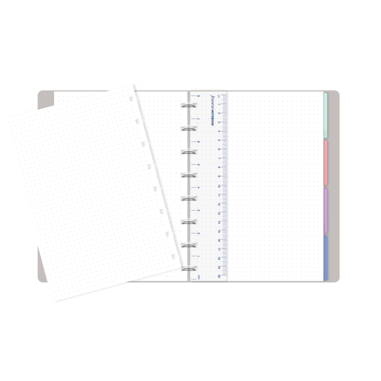 Notebook Pastel A5 pastelovo sivý FILOFAX - 2