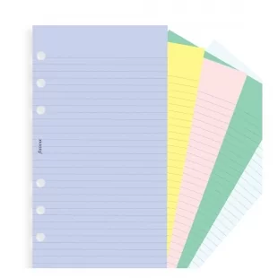 Sortiertes farbiges Briefpapier, unbedruckt und liniert Wert Nachfüllpackung FILOFAX - 1