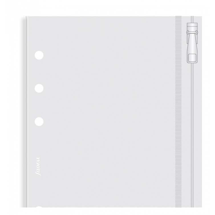 Transparentní Obálka se zipem pro A5 diáře FILOFAX - 1
