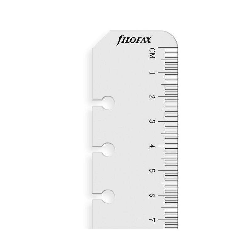 Pravítko/Záložka pre Osobné diáre transparentné FILOFAX - 1