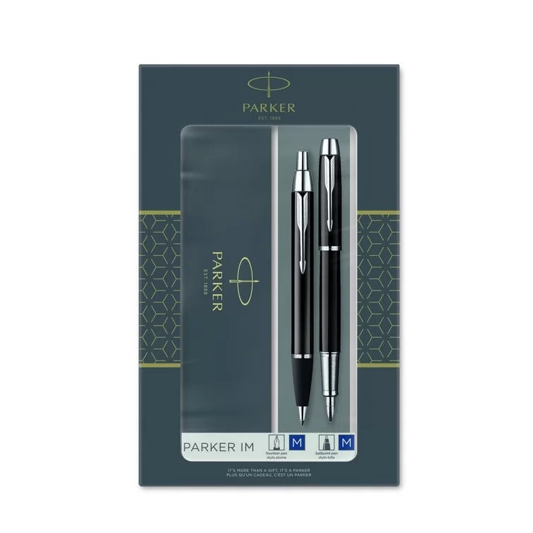 Gift set IM CT Fountain pen and Ballpoint Black PARKER - 1