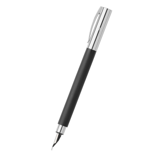 Ambition Fountain pen Precious Resin black FABER-CASTELL - 1