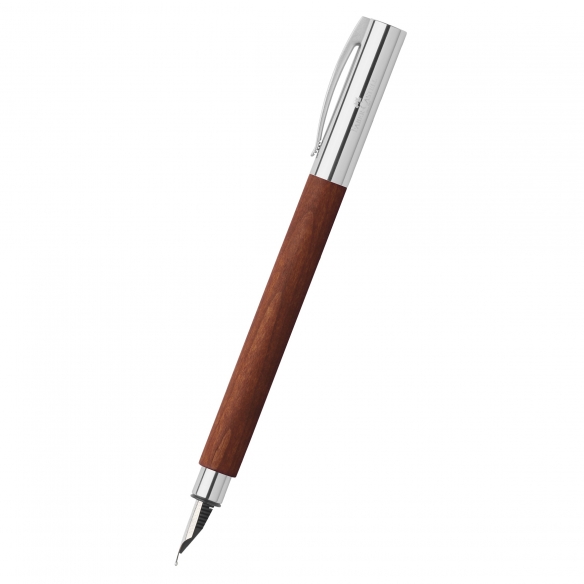 Ambition Fountain pen Pear Wood brown FABER-CASTELL - 1