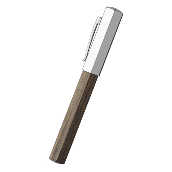 Ondoro Fountain pen Smoked Oak dark brown FABER-CASTELL - 2