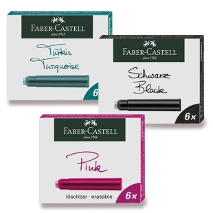 Atramentové bombičky krátke 6ks FABER-CASTELL - 1