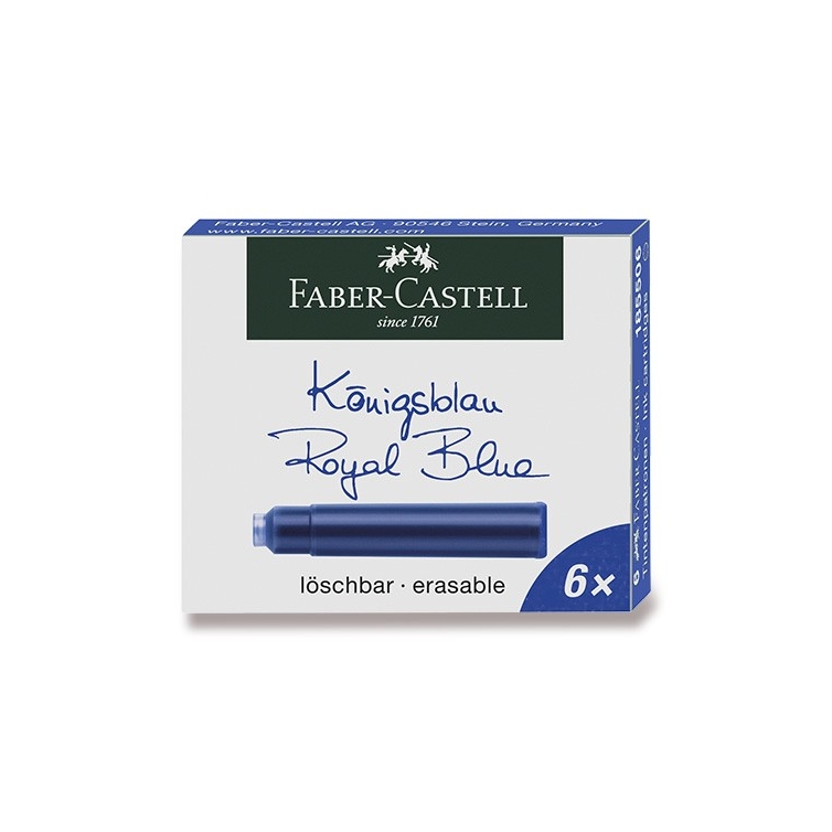 Atramentové bombičky krátke 6ks FABER-CASTELL - 2