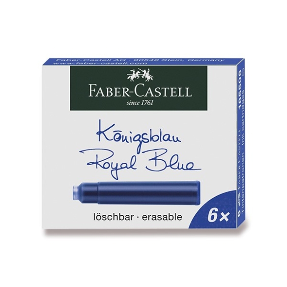 Atramentové bombičky krátke 6ks FABER-CASTELL - 2
