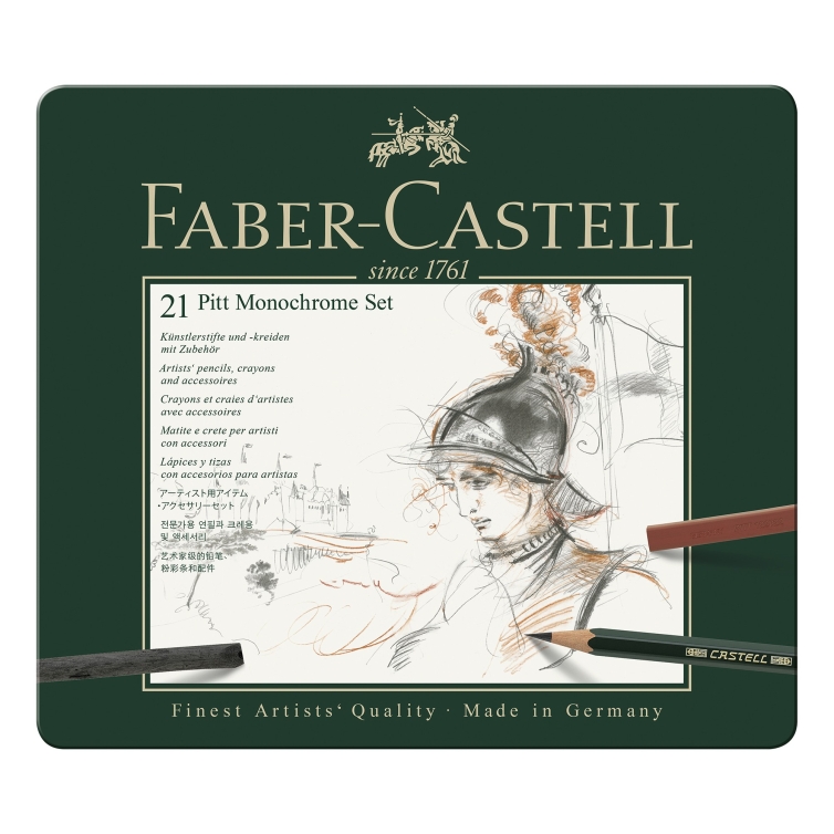 Pitt Monochrome Pencil Set 21 pcs FABER-CASTELL - 2