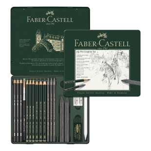 Pitt Graphite Sada Ceruziek 19 ks FABER-CASTELL - 1
