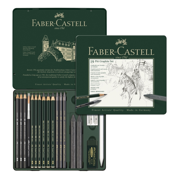 Pitt Graphite Sada Ceruziek 19 ks FABER-CASTELL - 1