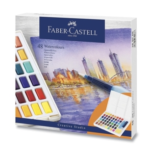 Watercolours with 48 colours FABER-CASTELL - 1