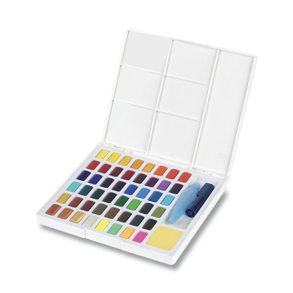 Vodové Farby s paletkou 48 farieb FABER-CASTELL - 2