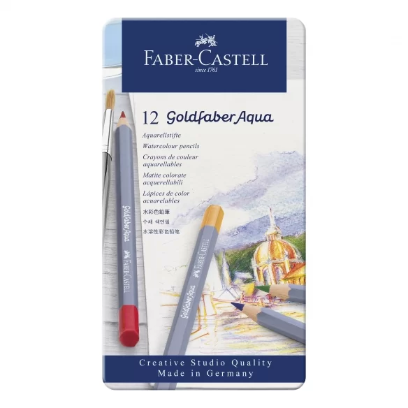 Goldfaber Aqua Watercolour Pencils 12 colours FABER-CASTELL - 3