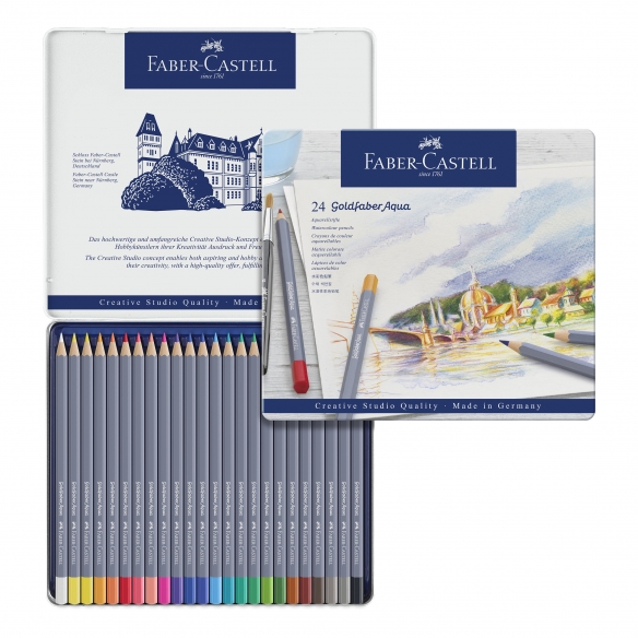 Goldfaber Aqua Akvarelové ceruzky 24 farieb FABER-CASTELL - 1