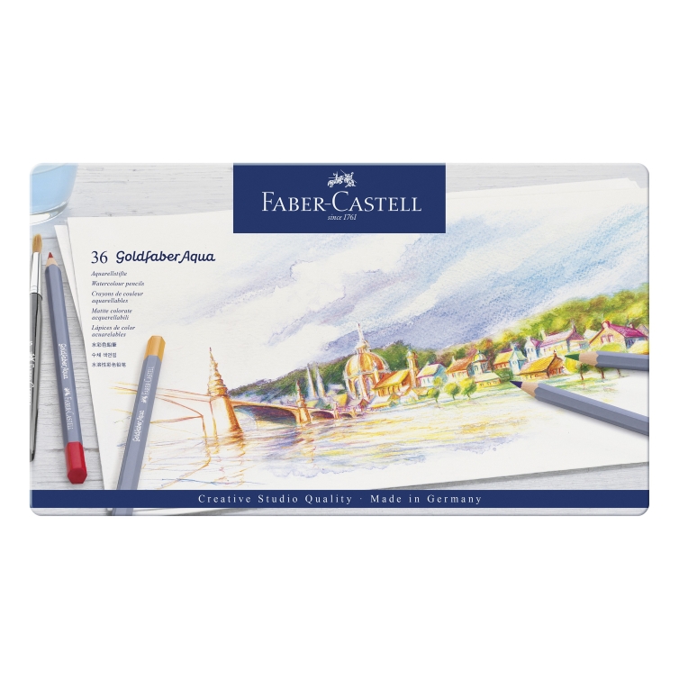 Goldfaber Aqua Akvarelové ceruzky 36 farieb FABER-CASTELL - 3