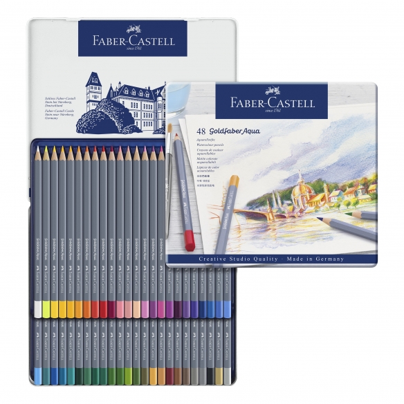 Goldfaber Aqua Akvarelové ceruzky 48 farieb FABER-CASTELL - 1