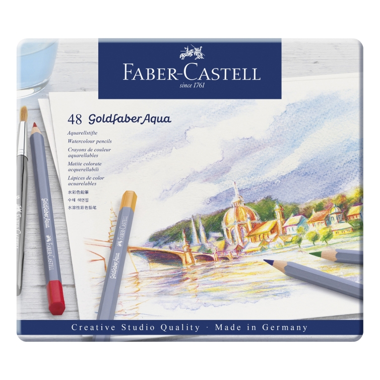 Goldfaber Aqua Akvarelové ceruzky 48 farieb FABER-CASTELL - 3
