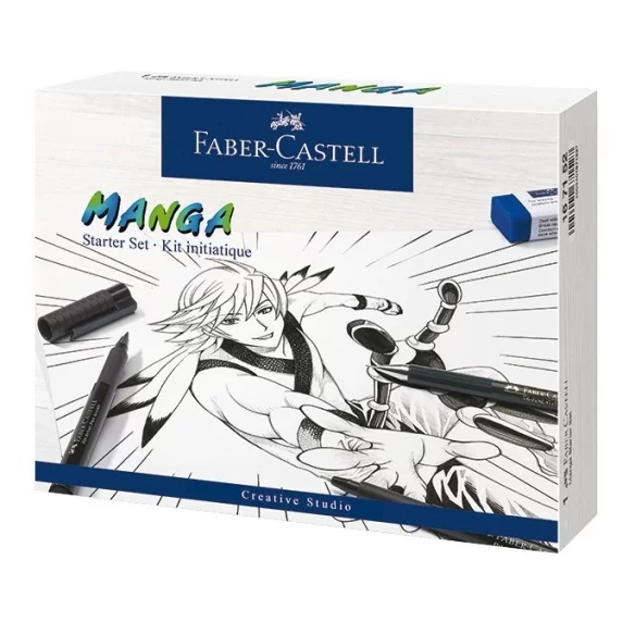 Pitt Artist Pen Manga Popisovač štartovací set 19 ks FABER-CASTELL - 1