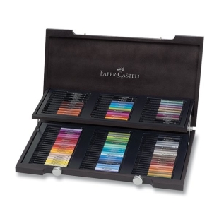 Pitt Artist Pen Popisovače v dřevěné kazetě 90 ks FABER-CASTELL - 1
