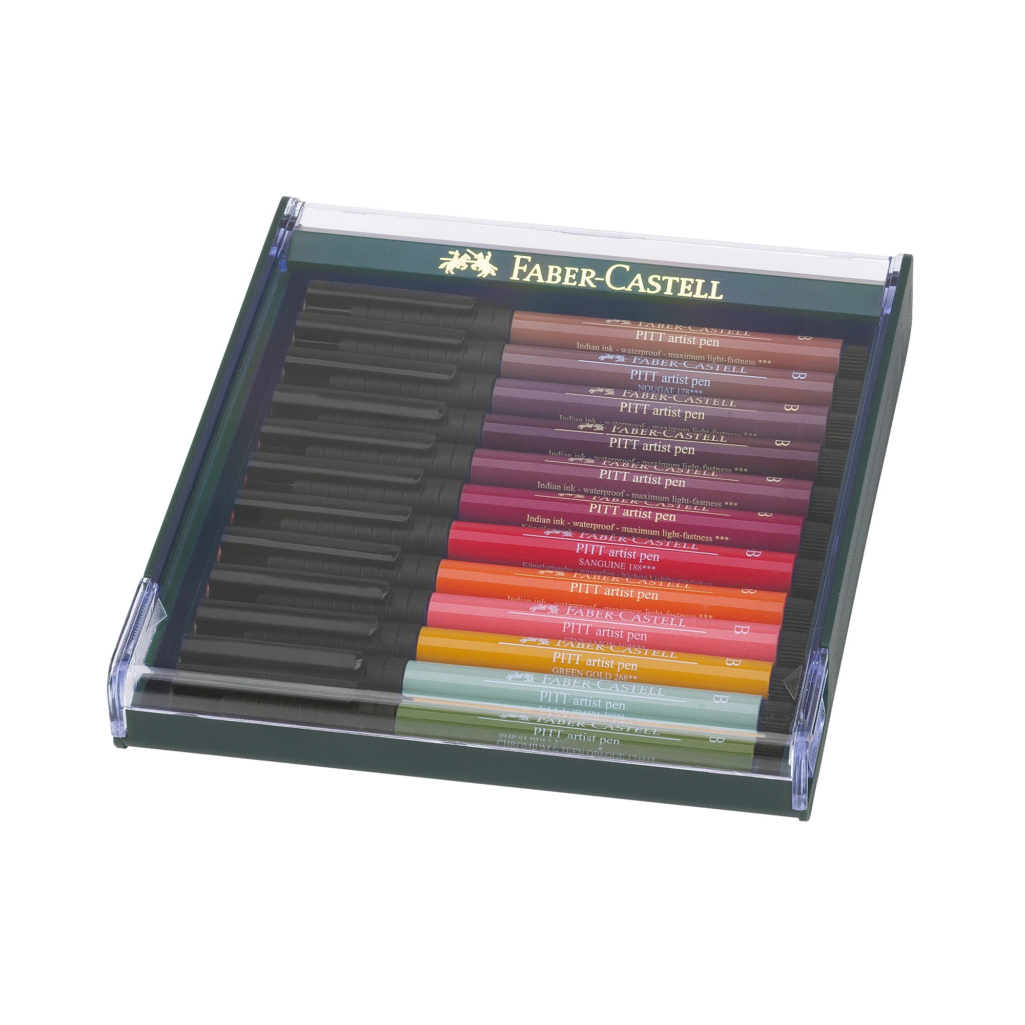 Faber-castell - Pitt Artist Pen Brush Marker 12 Pcs Autumn Colors