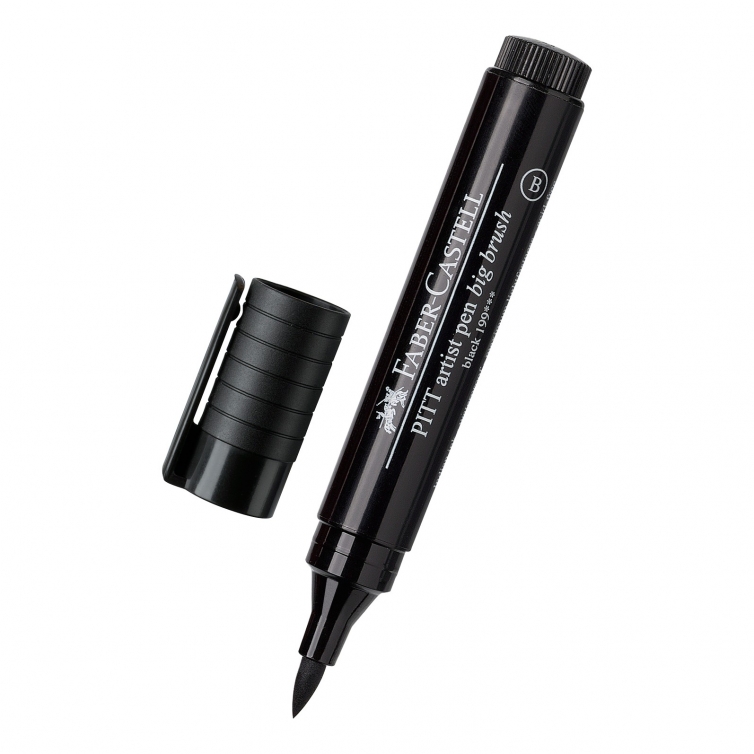 Pitt Artist Pen Big Brush Marker black FABER-CASTELL - 1