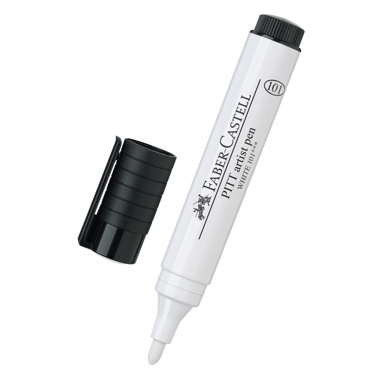Pitt Artist Pen Big Brush Marker white FABER-CASTELL - 1