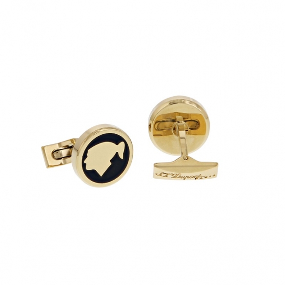 Behike Cufflinks black and gold S.T. DUPONT - 1