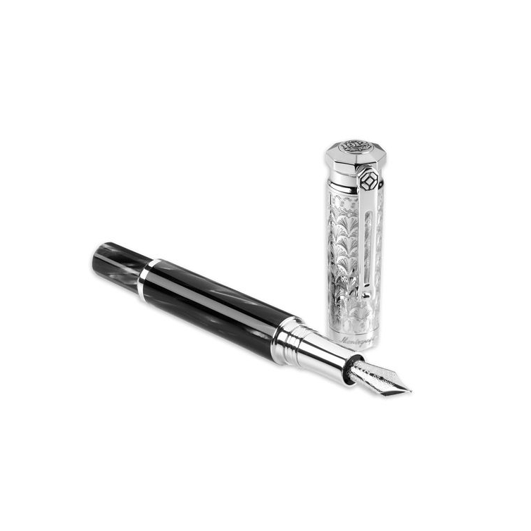Leopoldo Tullio Aquila Limited edition Fountain pen black MONTEGRAPPA - 1