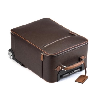 Trolley Cabin Bag Cestovná taška hnedá a karamel MONTEGRAPPA - 1