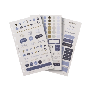 Indigo samolepky multi-fit FILOFAX - 1