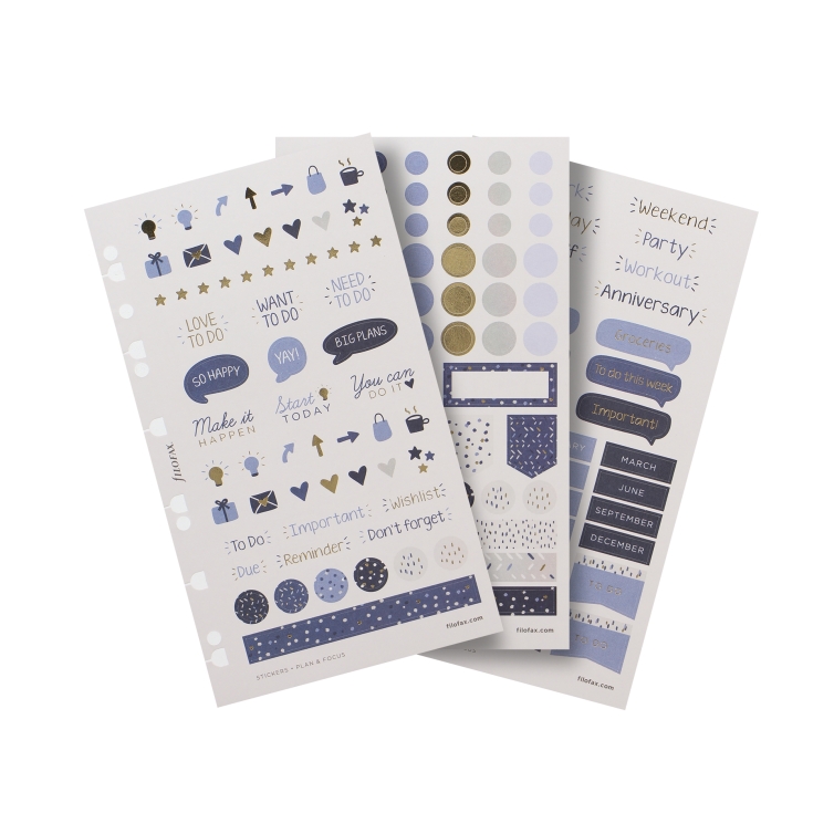 Indigo Stickers Multi-fit FILOFAX - 1