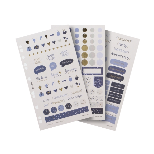 Indigo samolepky multi-fit FILOFAX - 1