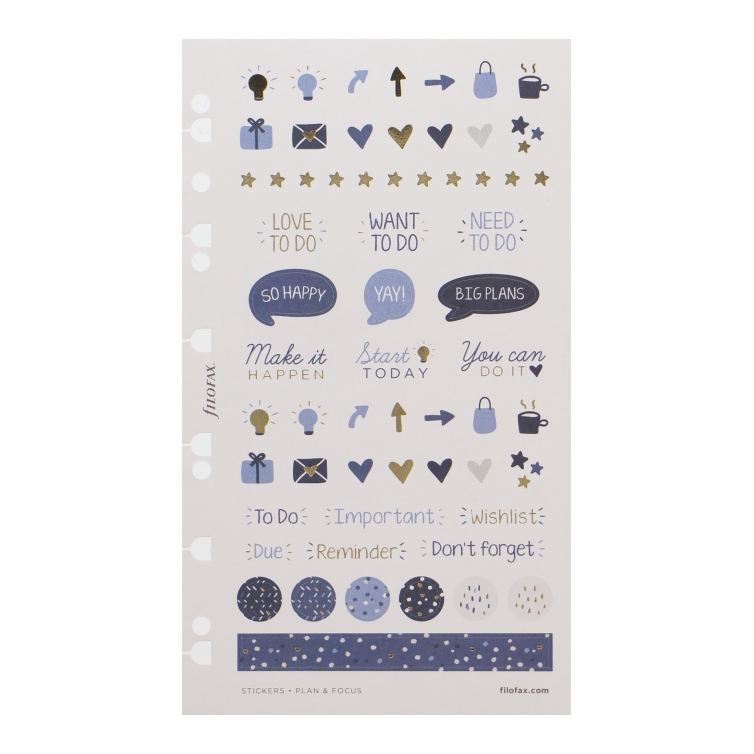 Indigo samolepky multi-fit FILOFAX - 2