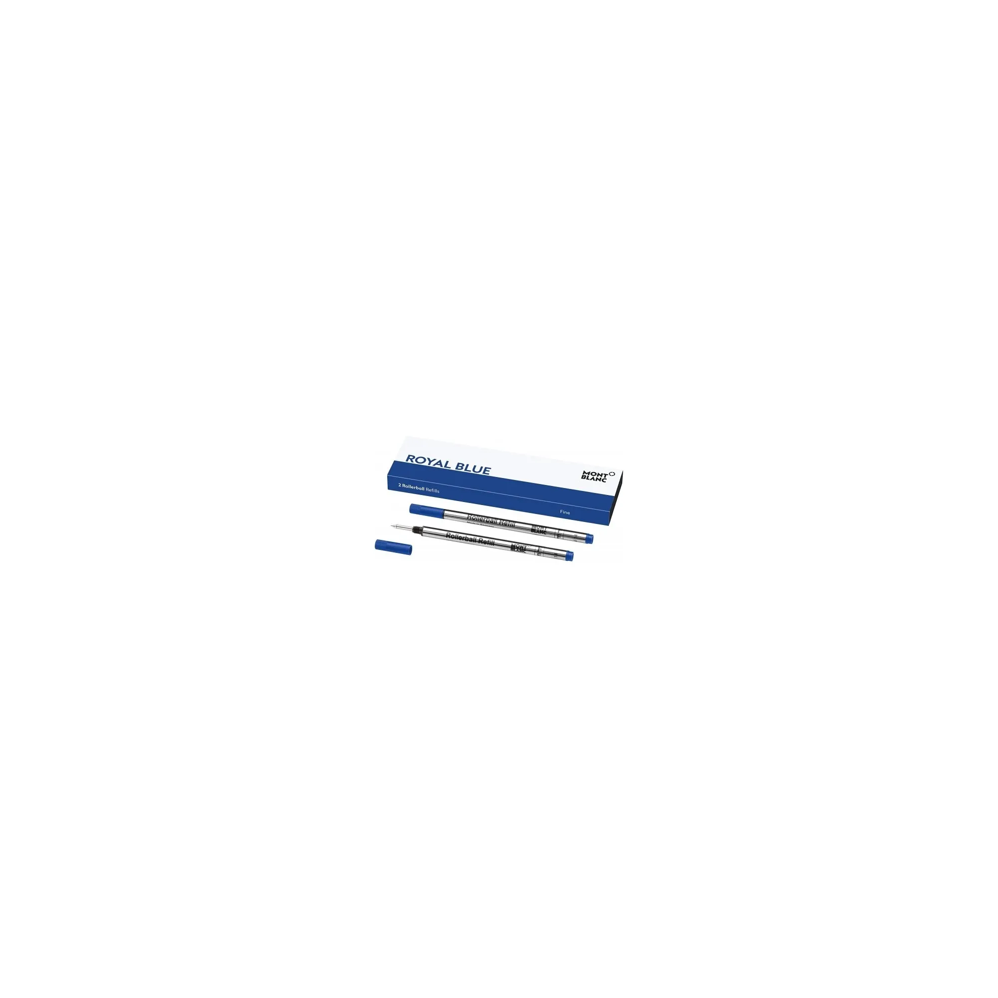 Montblanc - 2 Rollerball Refill Royal Blue Fine (f)