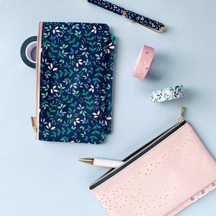 Confetti Multi-fit Zipper Pouch Rose Quartz FILOFAX - 3