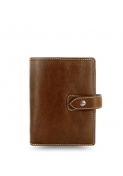 
The epitome of relaxed style - that's Malden. A laid back personal organiser with rustic stitching and a soft, casual construction.
Vintage-look buffalo leather.
Width 115mm, height 147mm.


Ring mechanism size: Six rings of 19mm. Left: Two credit card pockets and one zipped pocket. Right: Notepad pocket, wallet pocket. Pen loop. Exterior: Full width wallet pocket.


Transparent flyleaf
Pocket week on two pages diary
Ruler-page marker, black
Subject index, cream, five tabs
To do
Finances (with icons)
Internet addresses
Pink ruled paper
Beige ruled paper
Yellow ruled paper
Blue ruled paper
Lavender ruled paper
Name, address and telephone
A-Z index, cream, two letters per tab
Transparent envelope, top opening
