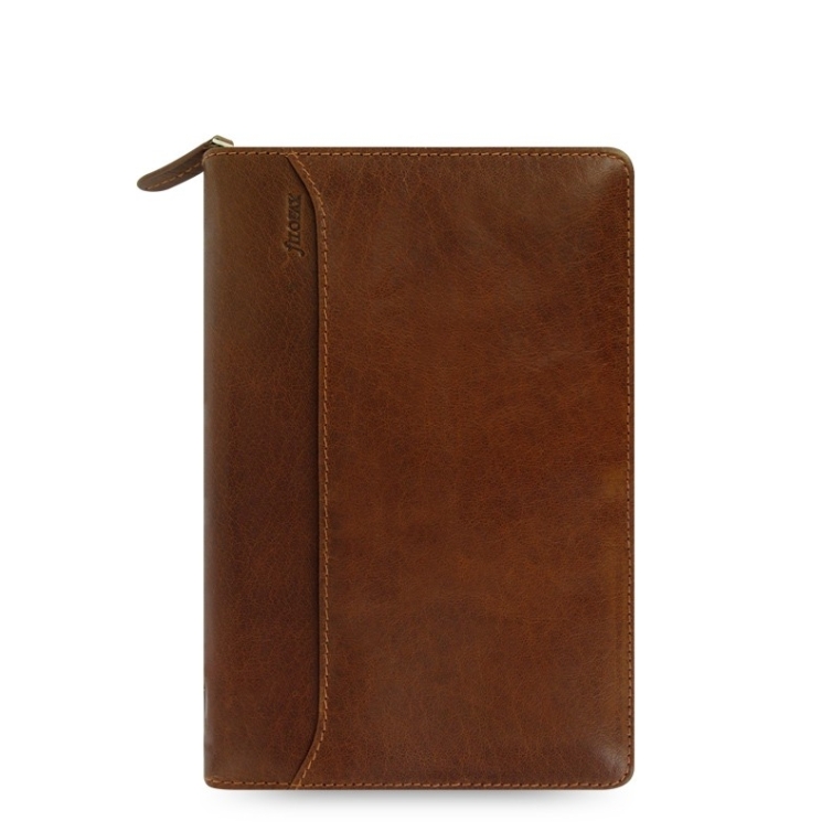 Lockwood Zip Personal Organiser Brown FILOFAX - 1