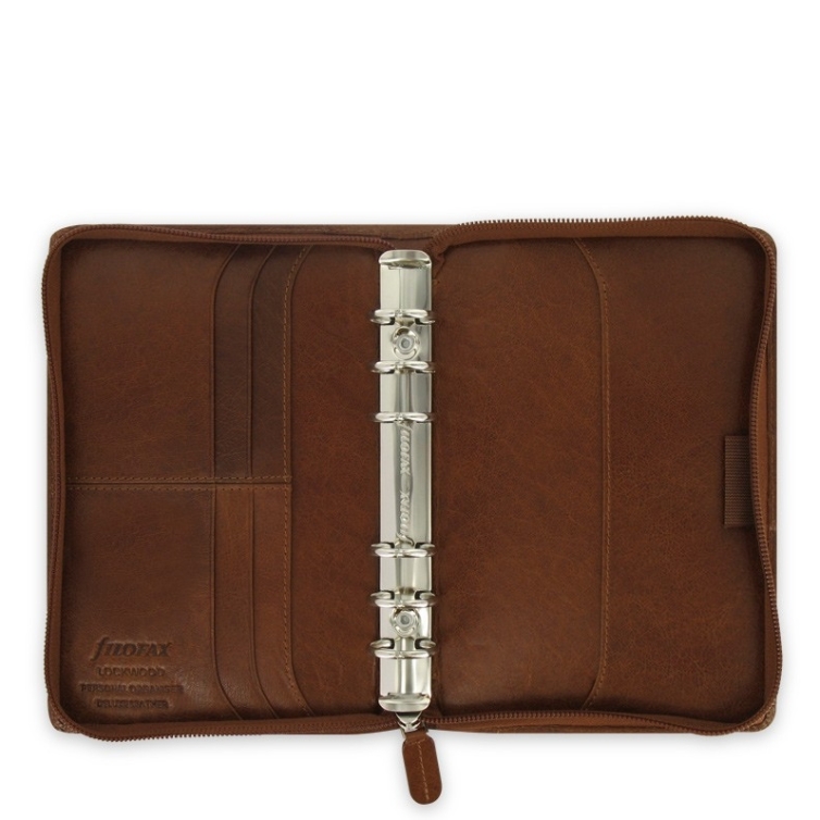 Lockwood Zip Personal Organiser Brown FILOFAX - 2