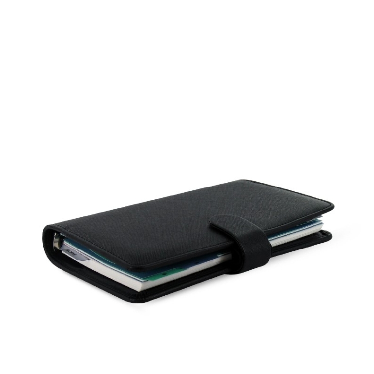Saffiano Organiser Compact Black FILOFAX - 4