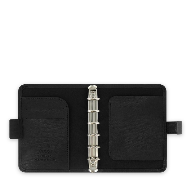 Saffiano Diár Vreckový čierna FILOFAX - 2