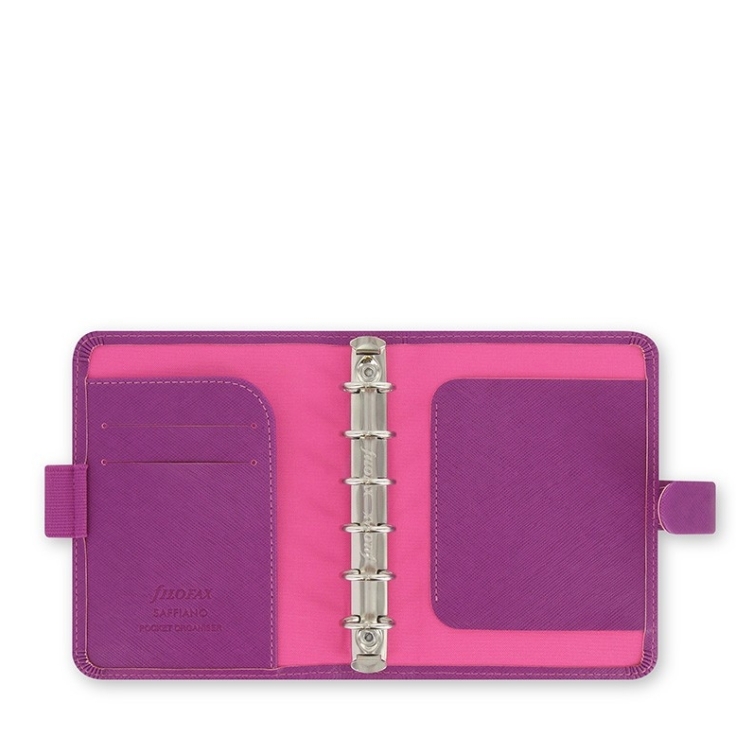 Saffiano Diár Vreckový ružová FILOFAX - 2