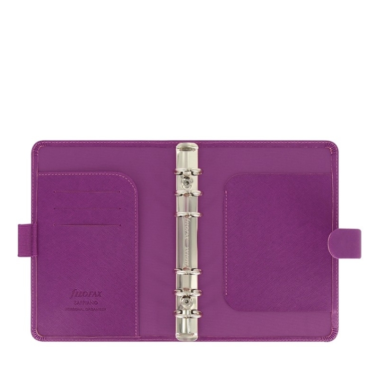Saffiano Organiser Personal Raspberry FILOFAX - 2